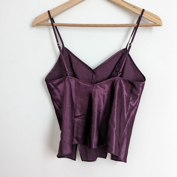 Silk & Satin Vintage Y2K Purple Camisole EUC  Small - Picture 4 of 9